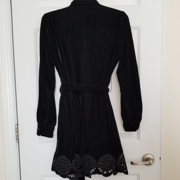ZARA black velvet dress - Picture 2 of 7